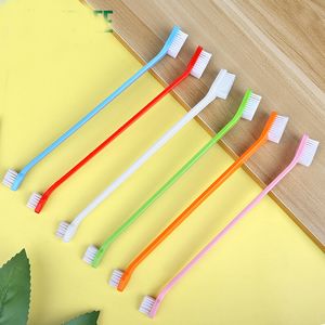 400pcs Dog Toothbrush Cat Puppy Dental Grooming Teethbrush Dog Teeth Health Supplies Dogs Tooth Washing Cleaning Tools