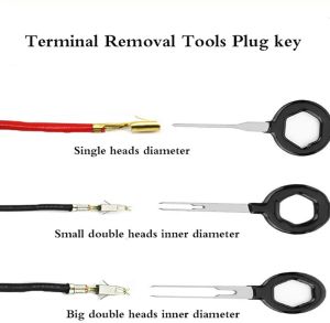 11st bilterminal Borttagning Reparation Handverktyg Elektrisk ledning Crimp Connector Pin Extractor Kit Keys Automotive Plug Pullers