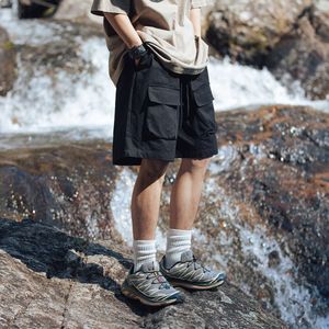 Outdoor Mountain Trójwymiarowe szorty robocze dla mężczyzn nowe luźne bawełniane multi torbowe projekt Casual Capris ummer