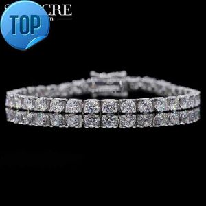 Moissanite Cuban Chain 12Mm Mossanite Brand New Sinocre Hiphop Silver Plated