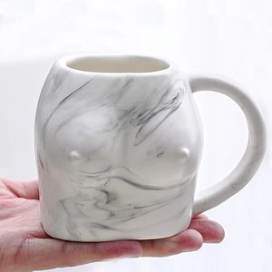 Creative Breast Cup Womens Body Cup Coffee Cup Water Glass Couple Cup Tea Cup Fun Gift 240521