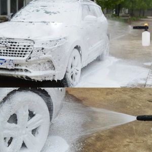 600 ml biltvättvattenpistolskum Lance för Karcher Kranzle Interskol Elitech Huter High Pressure Washer Foam Generator