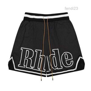 Rhude Mens Shorts Designer Short Men Summer Casual High-quality Beach Breathable Waterproof and Sweat Absorbing Clothing Hj CMOQ