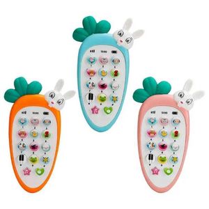Baby Toy Baby Mobile Telefono per la prima infanzia Telefono di apprendimento Telefono con la luce della respirazione Varie musiconi suoni dentali giocattoli S2452433