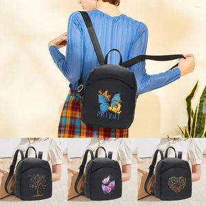 Backpack Women Organizer Shoulder Crossbody Bag Soft Mini Bags Fashion Small Backpacks Butterfly Series For Traveling Shopping