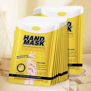 10 Paare Hone Handy Maske Hände Hautpflegemasken feuchtigkeitsspendende, nahrhafte Ausschreibung glätting feste Hautpflegeprodukte 240523