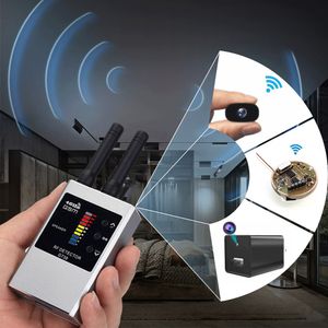 Radio 1MHz-8000MHz Wykryj IR Anti Spy Hidden Camera Detector GSM Audio Bug Finder Lens GPS Tracker RF Sygnał RF Gadżety szpiegowskie
