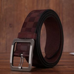 Aoluolan designer Populärt modeläder med högkvalitativa designbälten Luxury Belt Mens Classic Belt 3027