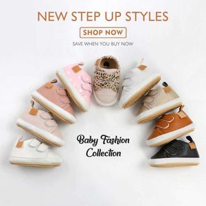 First Walkers New Baby Shoes Fashion Spring and Autumn Baby Boys and Girls Casual PU Leather Shoes Sports Shoes Soft Sole Anti slip Newborn First Step Walker d240525