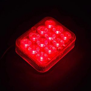 Aoheewei 2 x LED -bakre dimljus för trailer dimma ljus röd 12 V 24 V vattentät för bilvagn husvagn med husvagn
