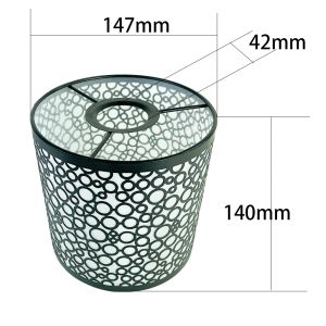 Classical Elegant Metal Hollow Carving Lampshade For Chandelier Wall Lamp Table Lighting Suitable for E27 lamp Holder