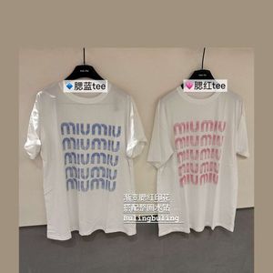 Men's T-shirts Mm24 Summer Fashion Print Letter Simple Casual Versatile Loose Short Sleeve t