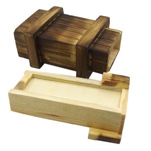 Puzzle Box Trap Mystery Brain Teaser Vintage Wooden with Secret Drawer Magic Compartment 3D Toys Kids Adult Educational Gifts