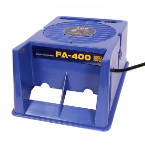 FA-400電気はんだ鉄、はんだ付け、煙抽出器、溶接煙探知器、5つの喫煙スポンジを含む二重使用