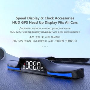 G15 HUD GPS-bil hastighetsmätare Elektronisk digital klocka head-up display smart ombord dator auto tillbehör