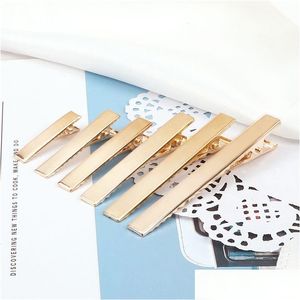 Hairpins 50pcs/lote Golden Sier Color Hair Clip