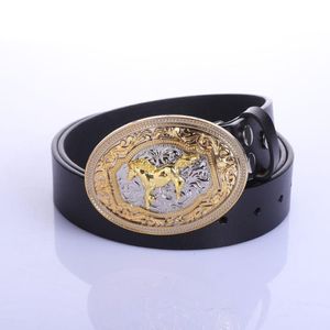 Belts Western Cowboy Belt Buckle Vintage Pattern Novelty For Men And Women 1 5''belts 2266