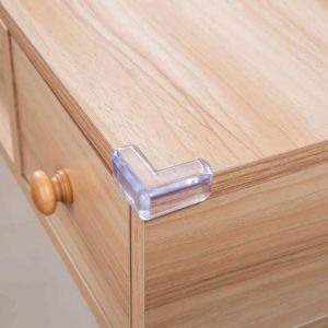 Corner Edge Cushions 1 piece of baby safety L-shaped transparent cover table corner cover child protection furniture edge corner cover d240525