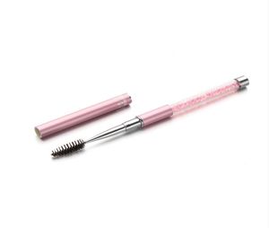 Återanvändbar säljande glänsande engångsögonfransapplikator Wands Curler Brush Set Mascara Eyebrow Spoolers Comb Wands Spoolies Bru2967553