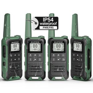 2/4pcs baofeng f22 mini walkie talkie pmr frs long range 3 km Radios a due vie VOX Flashlight for Hunting Restaurant