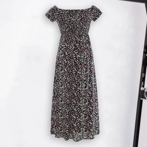 Casual Dresses Sexy Dress Ankle Length Boho Style Floral Print Beach A-Line 3D Cutting Long Streetwear