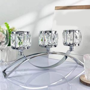 Candle Holders Tea Light Holder Table Centerpieces 3 Arm Glass Bowl Tealight Candelabra