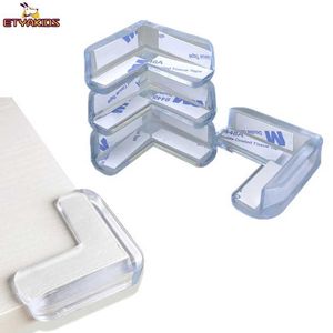 Corner Edge Cushions 4 pieces/batch of transparent right angle table corner protective covers for childrens safety d240525