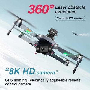 Drönare RG101 Pro G Drone 4K Professional utrustad med 2Axis Universal Joint Highdefinition Dual Cameras 5G WiFi Hinder Undvikande borste