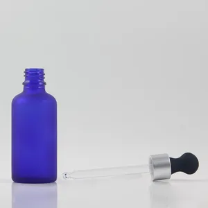 Bottiglie di stoccaggio bottiglia da contagocce siero di lusso da 50 ml di vetro reagente liquido Riutilizzabile