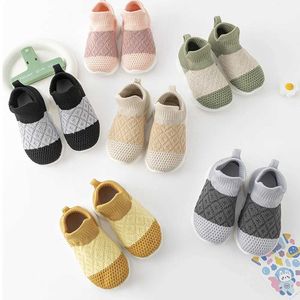 First Walkers Spring New Kindergarten Leisure Sports Shoes Unisex Childrens 6M-36M Anti slip Socks Shoes Baby First Shoe d240525