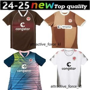 24 25 ST Pauli SOCCER JERSEYS BECKER 20 IRVINE 7 KYEREH 17 HARTEL 30 SMITH 8 2023 2024 Home Away JERSEY FOOTBALL Shirt Men S-Xxl 850