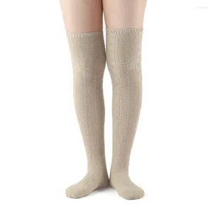 Mulheres meias 3 pares para algodão e meias de compressão de poliéster joelho de veludo grosso de alta qualidade feliz