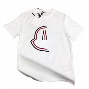 22SS MENS T-shirt Skjortor broderade armband kortärmad t-shirt män kvinnor sommarstång rund hals tröja sport tee 4xl 5xl p2nw#