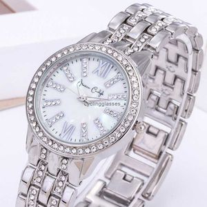 2024 New Diamond Shell Surface Womens Watch Fashion Ultra Thin Thin Band Band