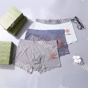 Sexy Mens Rouphe cueca designer de algodão macio de algodão respirável Brand Sport Boxers
