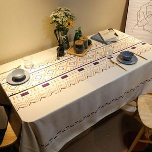 テーブル布新鮮な日本の牧歌的なスタイルティーインチネットレッドプラッシュシンプルモダン