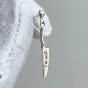 Подвесные ожерелья для ножа в форме ожерелья серьги модная личность и минималистский дизайн смысл Хэллоуин Ювелирные ювелирные украшения