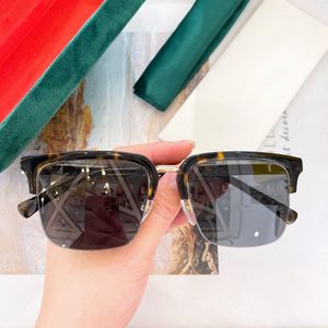 1226 occhiali da sole quadrati per tartaruga dorata per uomini occhiali da sole ridotta mezza cornice sonnenbrille ombre Uv400 occhiali wth box 3217