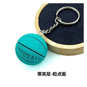 Tornari per la tavola da basket Fanschain Fans Collecble Souvenir Key Ring Match Ball Penderants Key Chian for Men Boy Friend Gifts T240524