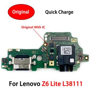 For Lenovo Z6 Lite L38111 Dock Connector Micro Type-C USB Charger Charging Port Flex Cable Microphone Board