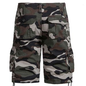 Herren Camo Sommer Casual Halb Camouflage Outdoor Sport Short Hosen Seitentasche Baumwolle atmungsaktive Shorts