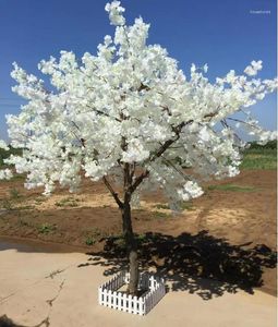 Fiori decorativi bianchi grandi simulazione ciliegio auguro falso