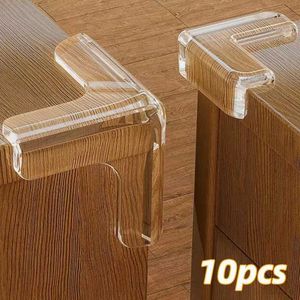 Corner Edge Cushions 10 pieces of silicone table corner protectors for childrens safety transparent childrens anti-collision edge protection d240525