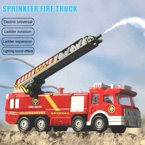 Diecast Model Arabalar Sprinkler Silahlar Oyuncak İtfaiye Araçları İtfaiye Araçları/Motorlar Arabalar Müzik Işıkları Eğitim Erkek Çocuklar Çocuk Elektronik Oyuncaklar S545210