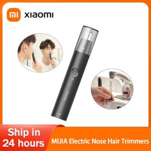 Xiaomi Showsee Electric Nose Hair Trimmer Portable Nose Ears脱毛クリッパーノーズレザーシェーバー洗える男性