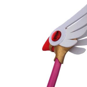 Brdwn Cardcaptor Sakura Kinomoto Kuşlar Kafa Yıldızları Cosplay El Yapımı Sihirli Değnek Personeli