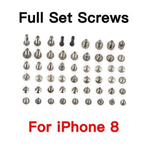 Full skruvuppsättning för iPhone 7 7p 8 plus x xr xs 11 12 mini pro max reparation bultar Komplett kitersättningsåtkomst