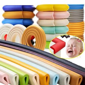 Eckkante-Kissen 2m Kinderschwamm Anti-Kollision Strip Table Weichverpackung Seitentür Rahmen Schutz Babysicherheit Produkt D240525