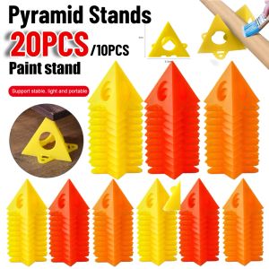 10/20st Pyramid Stativs Triangle Stativs Paint Tool Triangle Paint Pads Fötter för träbearbetning av snickare Tillbehör Kuddar Tools Kit Kit