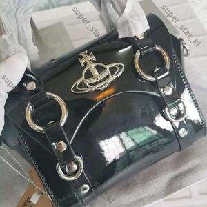 Viviane Westwood Hobo Bag 2024 Новая продвинутая палка -багет -сумка с бриллиантами дизайнер -дизайнерская сетка с сеть